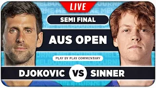 DJOKOVIC vs SINNER • Australian Open 2024 SF • LIVE Tennis Play-by-Play Stream