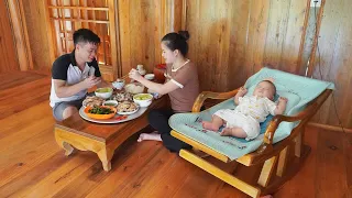 Harvest & Take Care Of The Vegetable Garden, Cook in The Happy Family Farm / Thanh Hiền Build Life