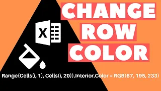 Excel VBA Macro: Change Row Color (Based on Cell Value)