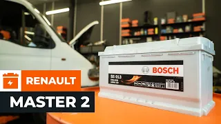 Cum se înlocuiește bateria auto la RENAULT MASTER 2 Van [TUTORIAL AUTODOC]