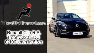 Renault Clio R.S.  Trophy acceleration - ThrottleChannel.com