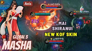 "Mai Shiranui" New KOF Skin - Top 3 Global Masha by "Anis" ~ MLBB