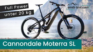 Cannondale Moterra SL 1 im Test - Unter 20 Kilo mit EP801 Motor. Wie geht das?