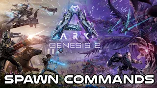 Ark Genesis part 2 NEW Creatures SPAWN Commands