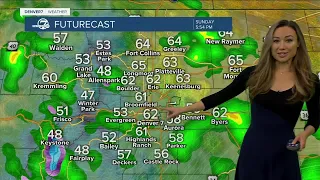 Widespread rain, thunderstorms for Denver on Sunday