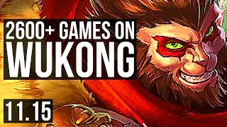 WUKONG vs RUMBLE (TOP) | 9/0/9, 4.2M mastery, 2600+ games, Legendary | KR Diamond | v11.15