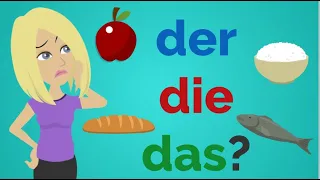 Learn German | Quiz articles der, die or das? | Dialogue Invitations | Vocabulary food