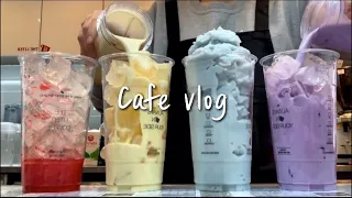 (Eng)🌈Colorful drinks🌈 / cafe vlog