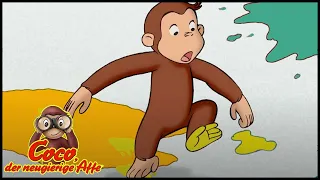 Coco der Neugierige Affe | Handbemalung | Cartoons für Kinder