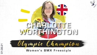 Charlotte Worthington becomes the first-ever BMX Freestyle Olympic Champion | Tokyo 2020 Olympics