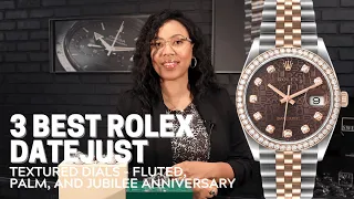 3 Best Rolex Datejust Textured Dials - Fluted, Palm, and Jubilee | SwissWatchExpo