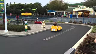 Legoland California - Driving the Lego Cars