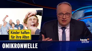 Zwei Jahre Corona: Keiner muss mehr zurückstecken als unsere Kinder | heute-show vom 11.02.2022