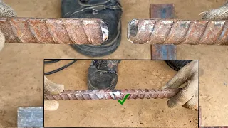 Few people know this trick Welding Secrets, Steel bar, two powerful joint welding tricks.