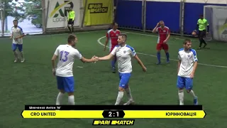 Огляд матчу I CRO United 2-1 Юрінновація І Кубок Parimatch - Silver A - Тур 3