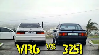 Bmw E30 325i vs Jetta mk3 Vr6