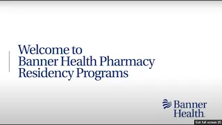 Pharmacy Residency Programs