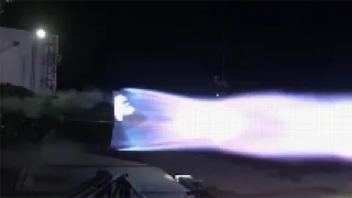 SpaceX Raptor Engine Firing Ultra Low Settings 4K Low Sound Quality