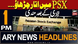 ARY News 1 PM Headlines | 29th April 2024 | Fluctuations in PSX