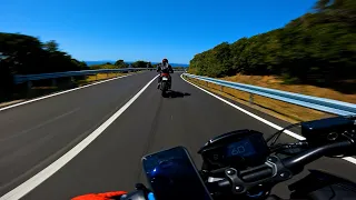 POV HONDA CB650R & DUCATI MONSTER 696 | SARDINIA ROAD CASTELSARDO | GOPRO 10 4K | PART2