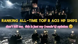 Ranking ALL-TIME top 8 AO3 Harry Potter ships