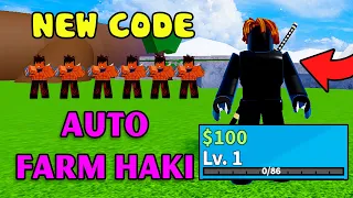 Auto Farm Full AURA/ HAKI in 3 Minutes Fastest - New CODE Blox Fruits