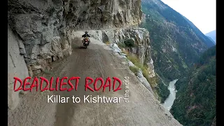 DEADLIEST ROAD of the world | Killar to Kishtwar road | Cliffhanger road |  Pangi Valley