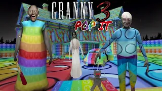 Granny 3 Bridge Escape Fullgameplay | Pop it mod