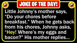 🤣 BEST JOKE OF THE DAY! - (Discretion Advised) Little Johnny wakes up one morning... | Funny Jokes