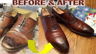 Shoe Shine: Magnanni Balmoral Oxfords brought back to life