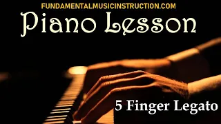 5 Finger Legato, Genesis Lesson Series, Fundamental Music