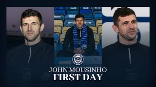 Media, First Meetings & Training 👀 | John Mousinho's First Day | Inside Pompey