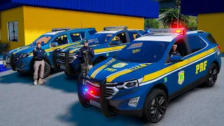 OPERAÇÃO FRONTEIRA PRF APREENDE CARGA PROIBIDA | GTA 5 POLICIAL
