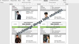 Membuat Mail Merge dengan Foto atau Gambar Otomatis | Materi Informatika Kelas X Kurikulum Merdeka