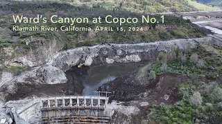 Ward's Canyon at Copco No.1, Klamath River, California,  April 15, 2024