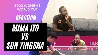 Mima Ito vs Sun Yingsha | 2020 Women's World Cup Reaction