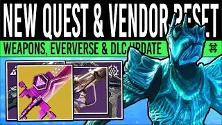 Destiny 2: NEW VENDOR WEAPONS & EVERVERSE LOOT! New QUEST, Legend Salvage, ADA-1 & Rolls (13th June)