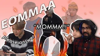 Aw - BTS calling their parents on camera and vice versa | Reaction