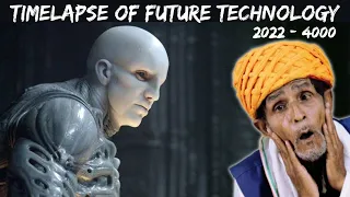 Villagers React To TIMELAPSE OF FUTURE TECHNOLOGY: 2022 - 4000 ! Tribal People React To Future Tech