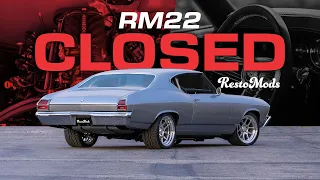 RM22 IS CLOSED - This Custom Restored 1969 Supercharged Chevelle or $100K Cash
