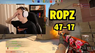 ropz dropped 47-17 in matchmaking but lost the game