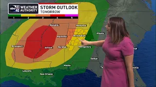 Sunny and hot today - Severe storms likely late Friday, March 24, 2023