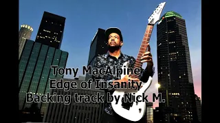 Tony MacAlpine - Edge of Insanity guitar backing track by Nick M