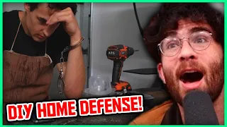 I made a terrifying home security system! | Hasanabi Reacts to i did a thing