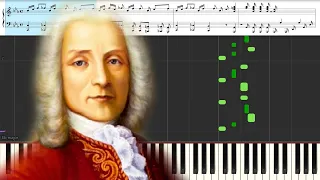 Domenico Scarlatti - Sonata in F major K 17, L 384, P 73, Presto - Piano Tutorial - Synthesia