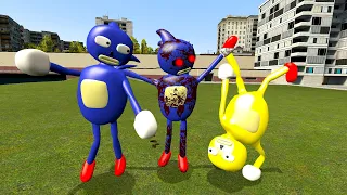PLAYING AS SAPUR CURSED SANIC 3D CLONES MEMES in Garry's Mod
