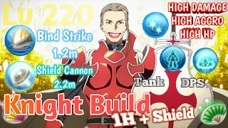 Toram Online | KNIGHT BUILD Lv220 (Tank+DPS)