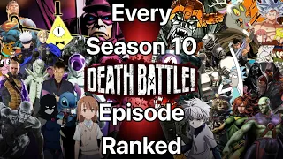 Every Season 10 DEATH BATTLE Episode Ranked