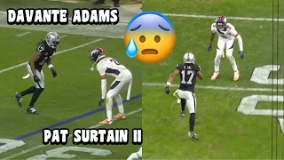 Davante Adams Vs Patrick Surtain II 🔥👀 (wR Vs CB) Raiders vs Broncos 2024 highlights