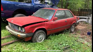 I found an abandoned e30 in the woods, and im gonna turn it into an m3